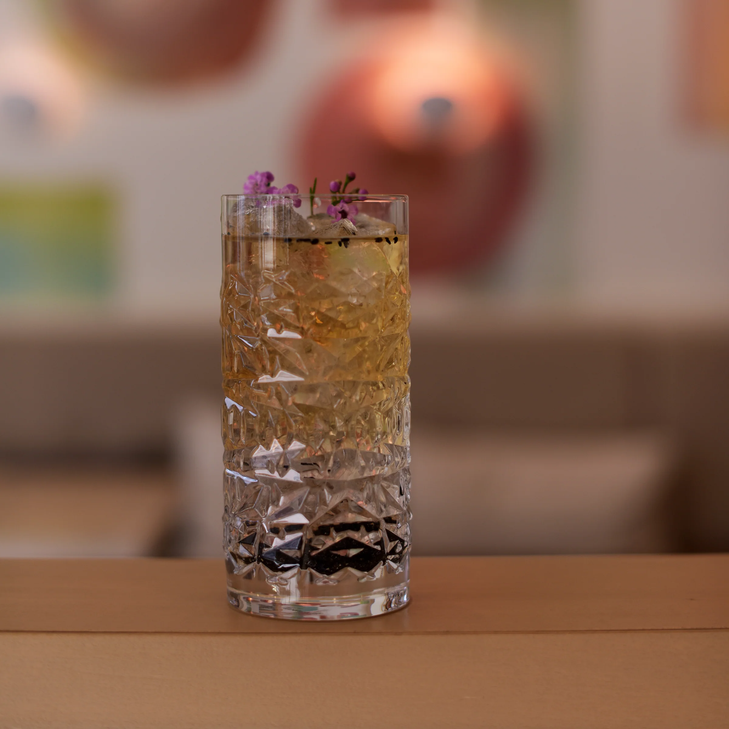 Italian Premium Textures Highball Glasses | 16.25oz | Mixology | Set of 4