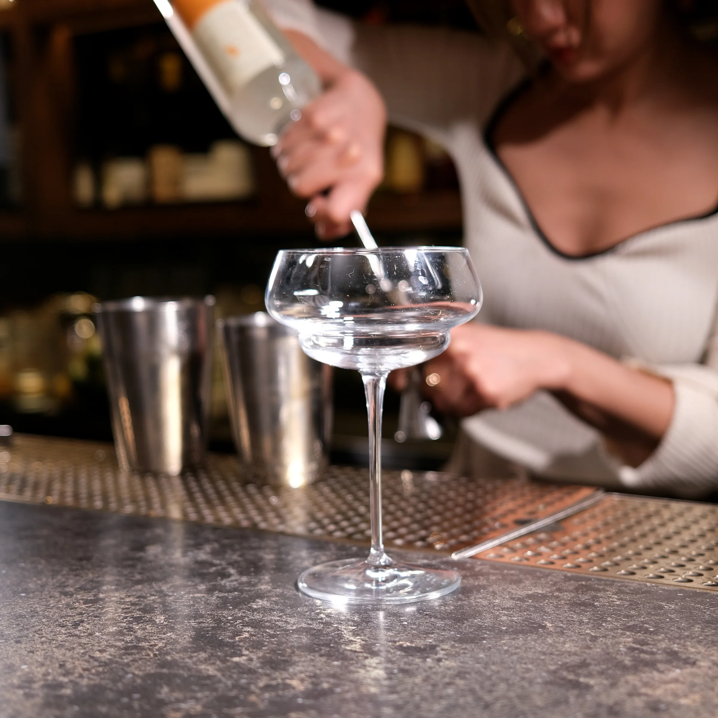 Italian Premium Great Gatsby Cocktail Glasses | 10oz | Backdoor '20s | Set of 6