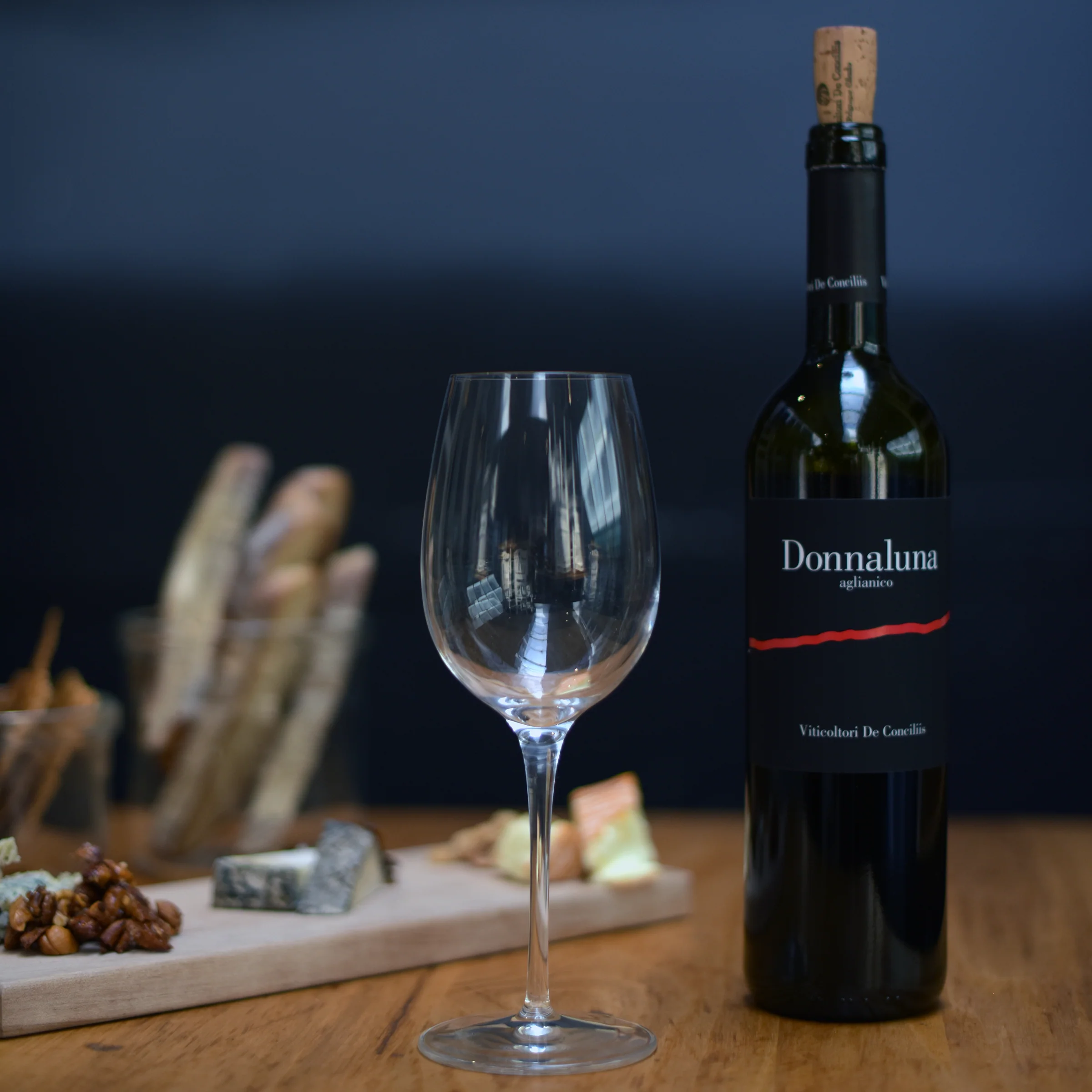 Italian Premium Chardonnay White Wine Glasses | 12.75oz | Crescendo | Set of 4