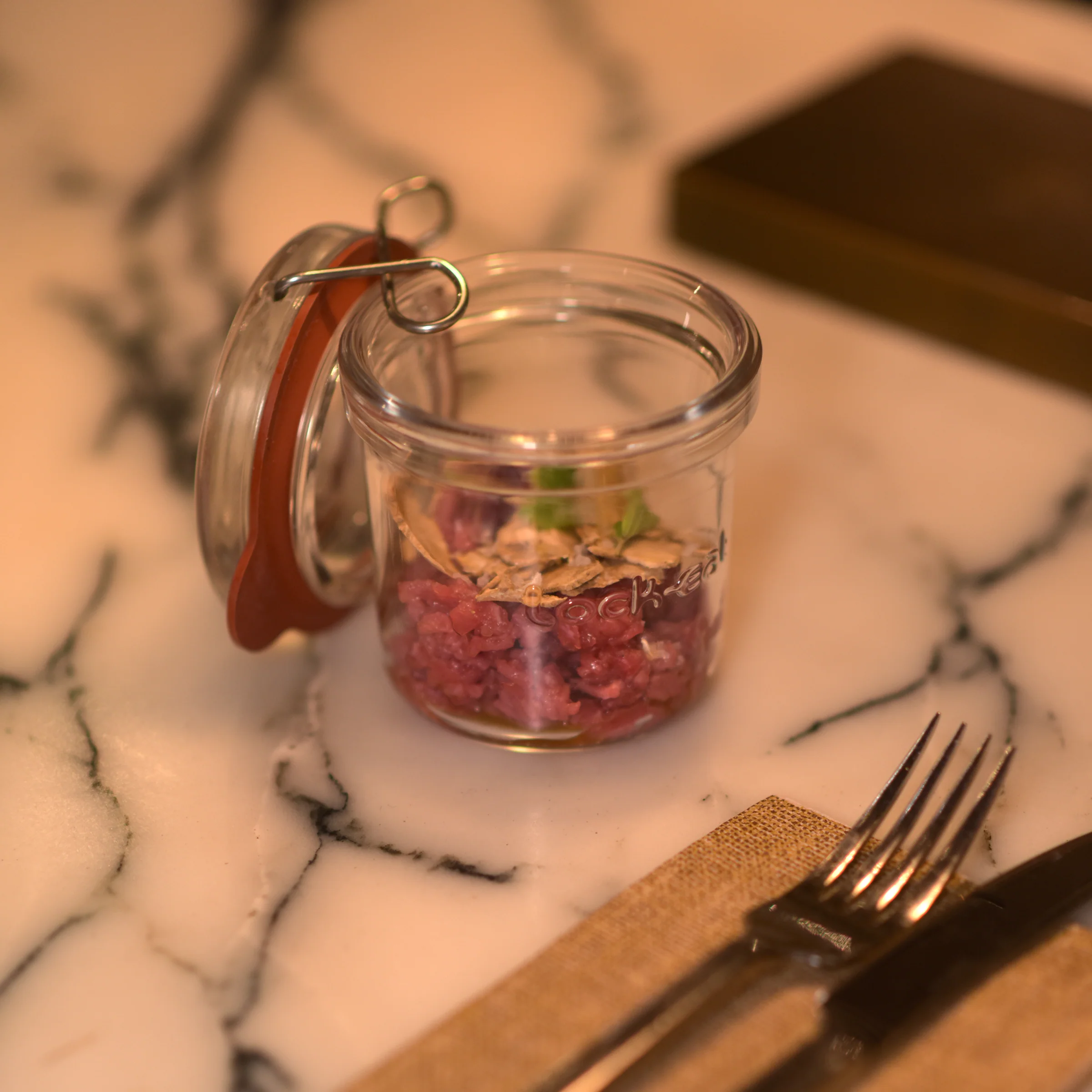 Italian Premium Canning & Food Jar | 6.75oz | Lock-Eat | Set of 6