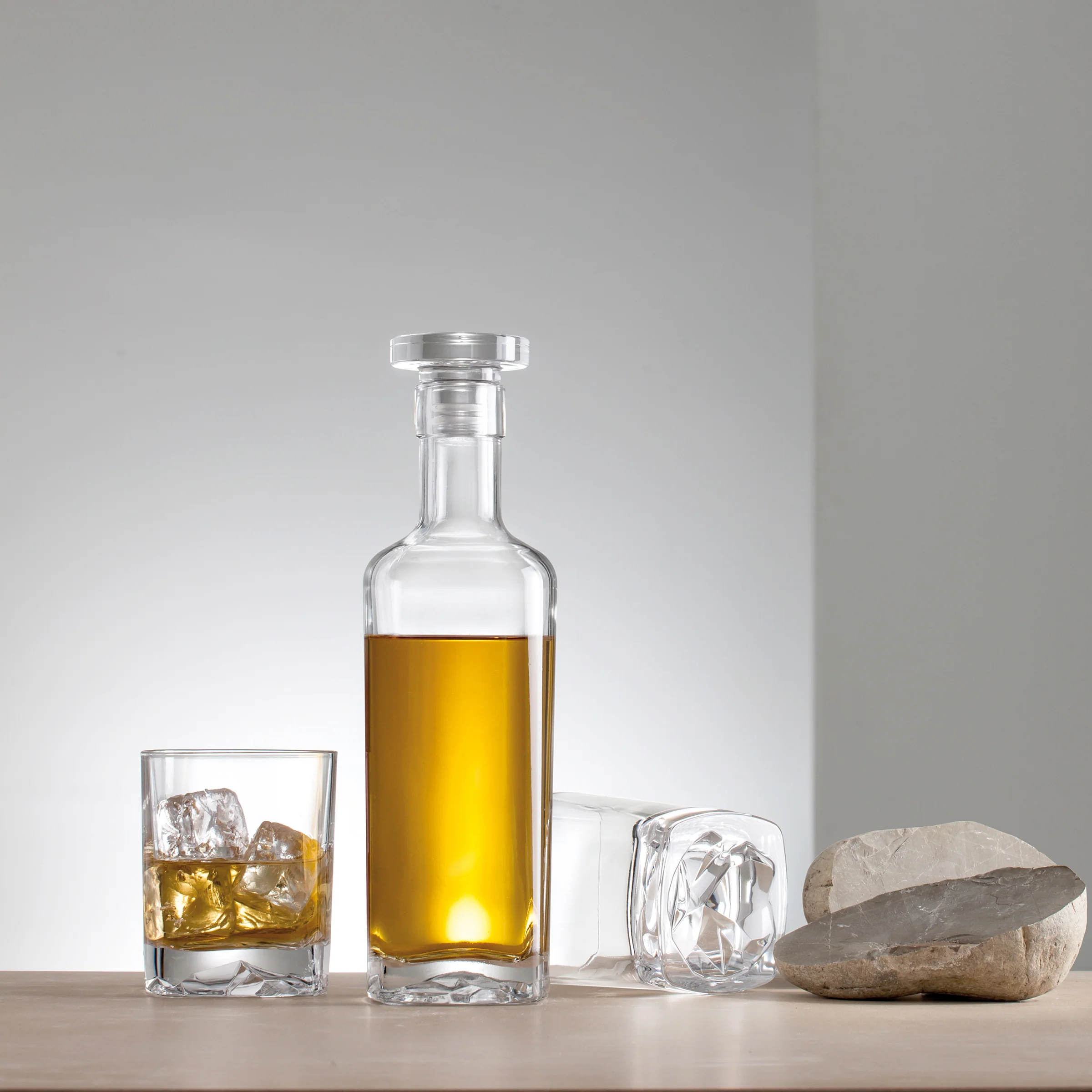 On The Rocks 13.5 oz DOF Drinking Glasses (Set Of 4)