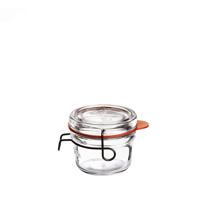 Italian Premium Canning & Food Jar | 4.25oz | Lock-Eat | Set of 6