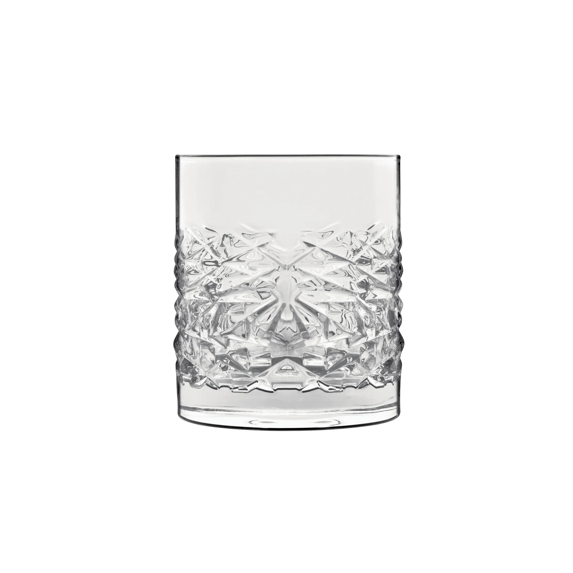 Italian Premium Textures DOF Whiskey Glasses | 12.75oz | Mixology | Set of 4