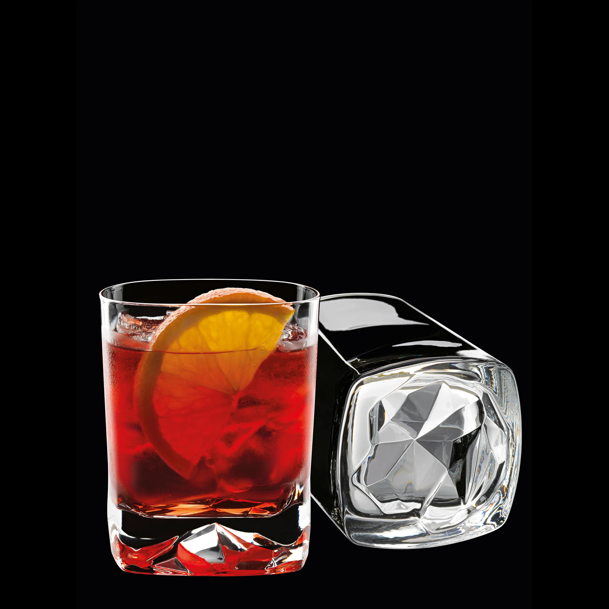 On The Rocks 13.5 oz DOF Drinking Glasses (Set Of 4)