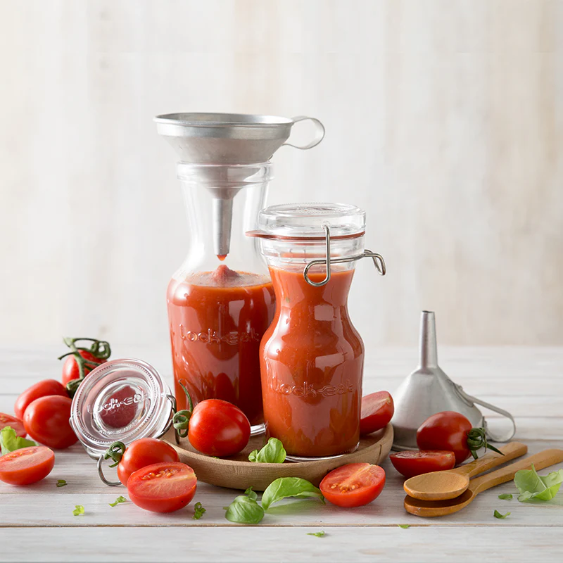Italian Premium Canning & Juice Jar | 17oz | Lock-Eat | Set of 6