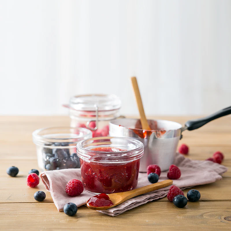 Italian Premium Canning & Food Jar | 4.25oz | Lock-Eat | Set of 6