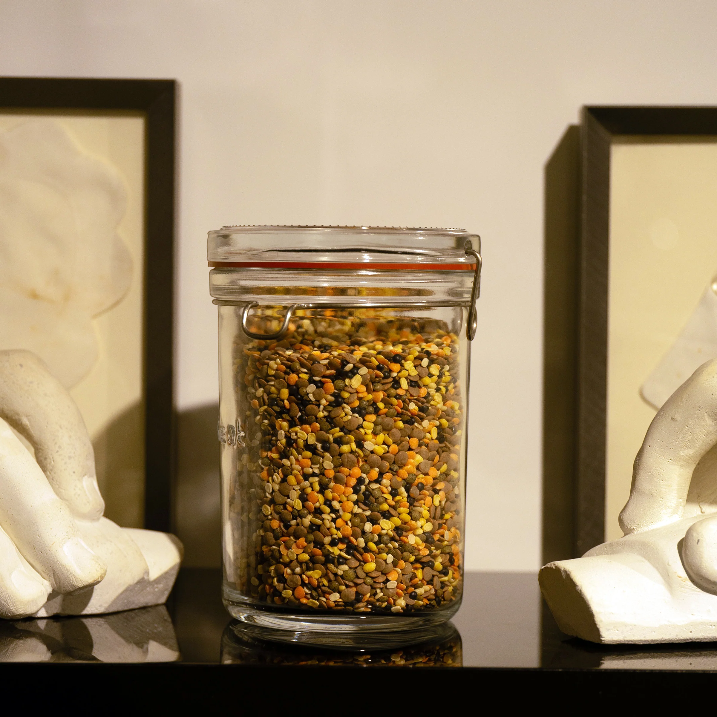 Italian Premium Canning & Food Jar XL | 34oz | Lock-Eat | 1 Piece