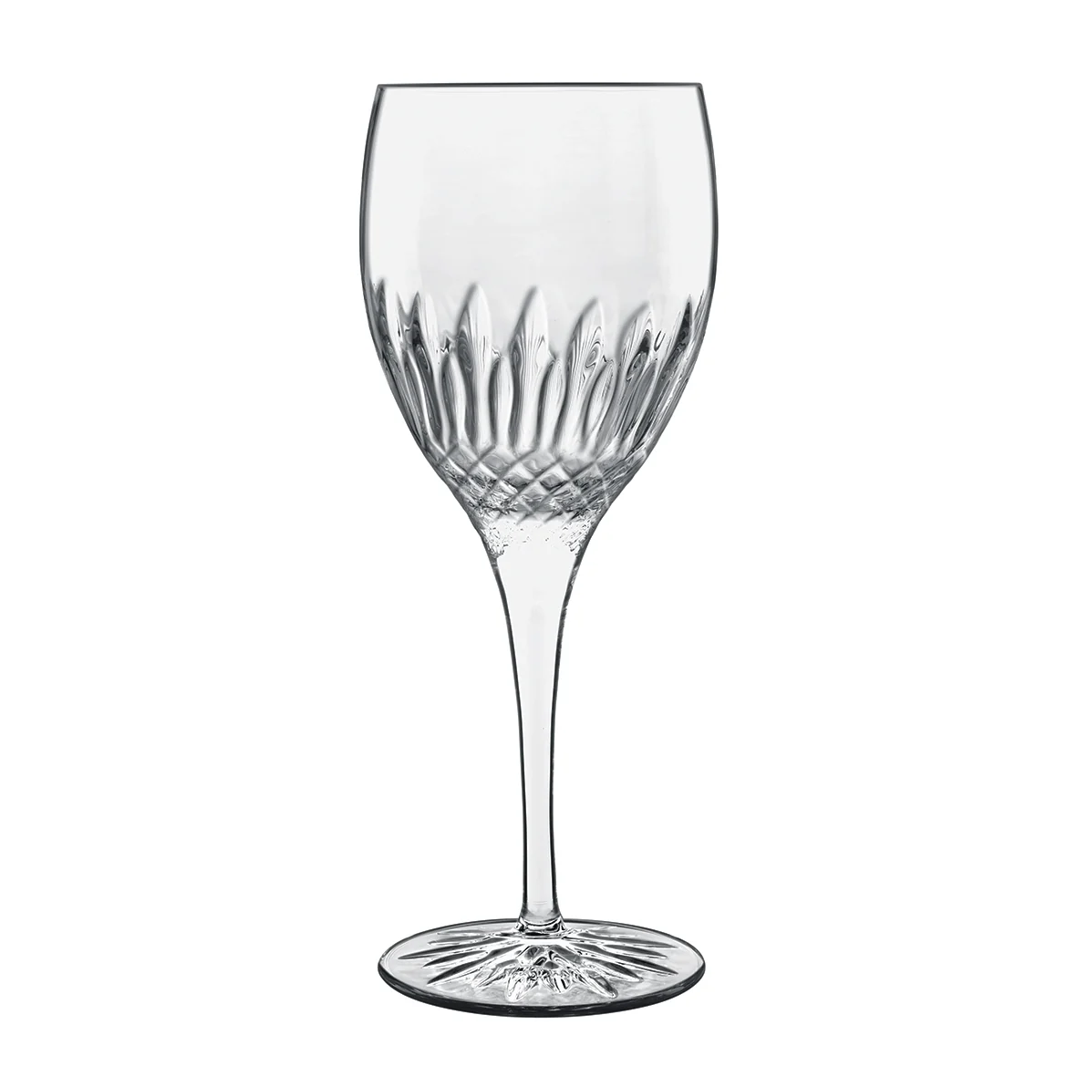 Italian Premium Riesling White Wine Glasses | 12.75oz | Diamante | Set of 4