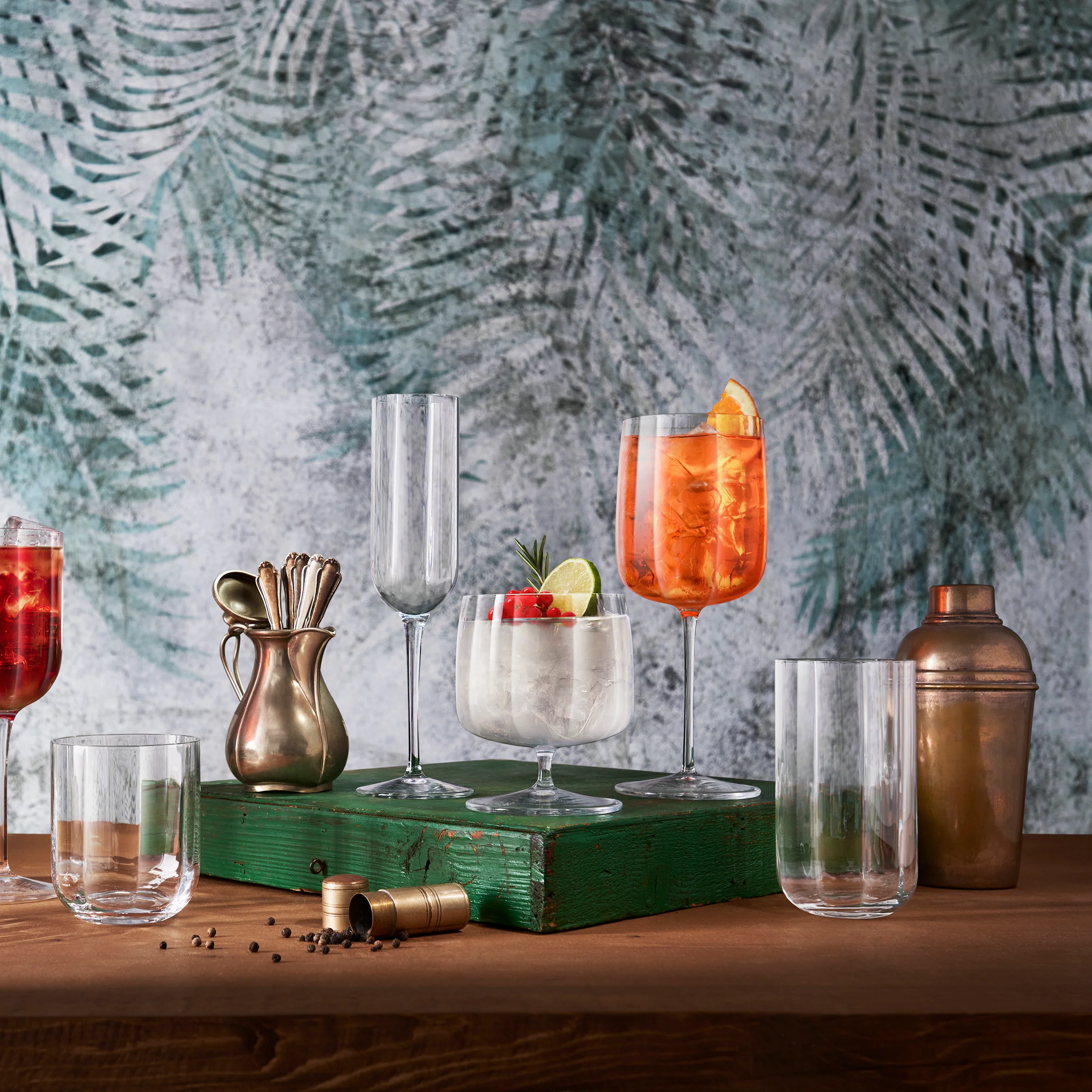 Italian Premium Flute Glasses | 7oz | Jazz |Set of 4