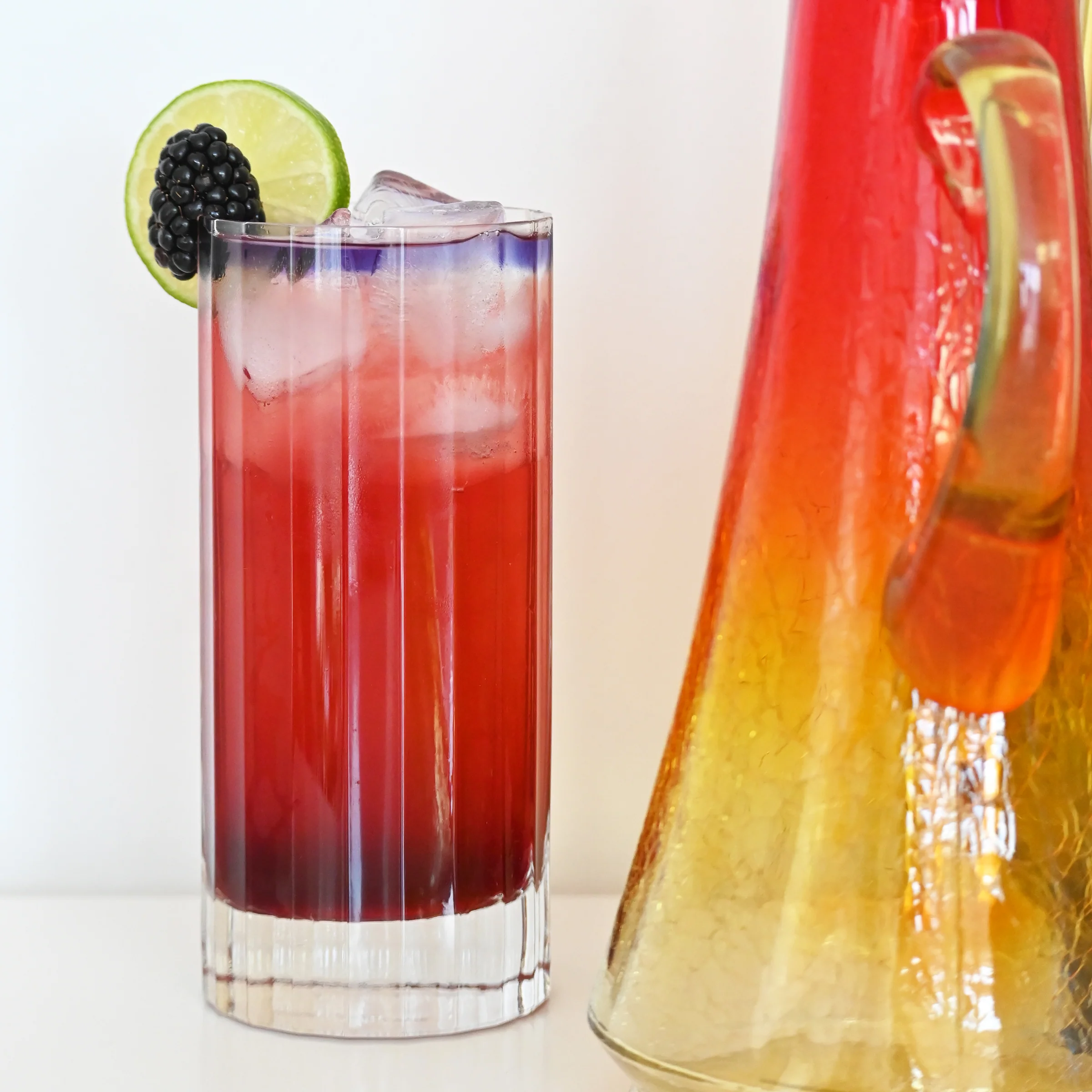 Italian Premium Retro Highball Glasses | 16.25oz | Bach | Set of 4