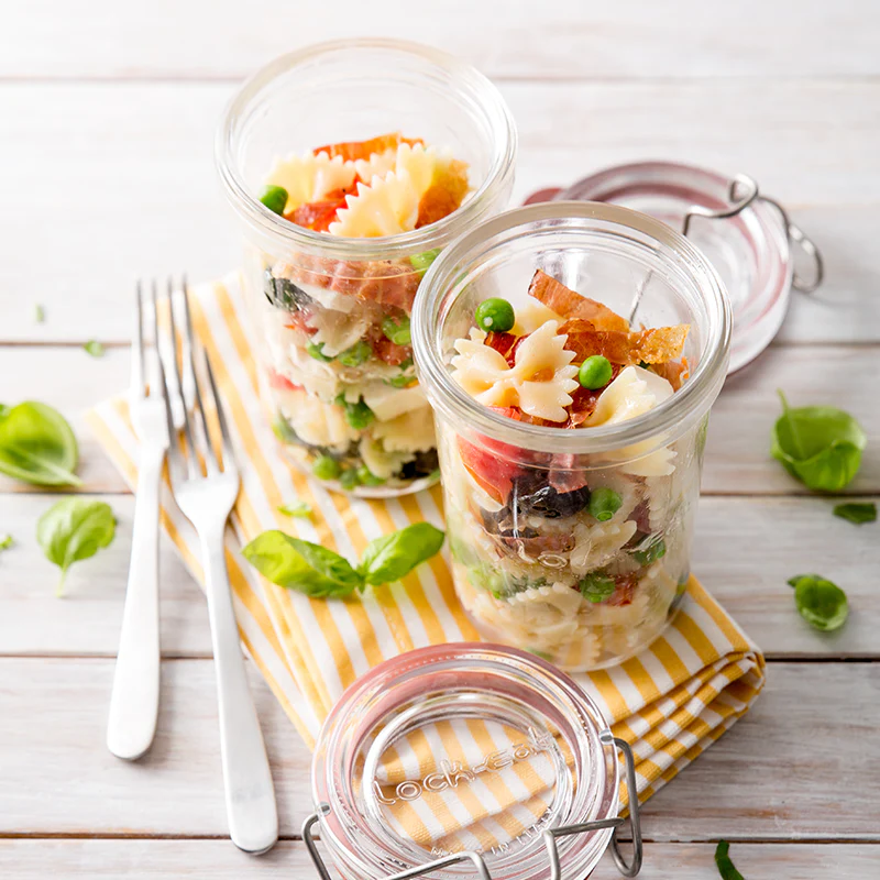 Italian Premium Canning & Food Jars | 11.75oz | Lock-Eat | Set of 6