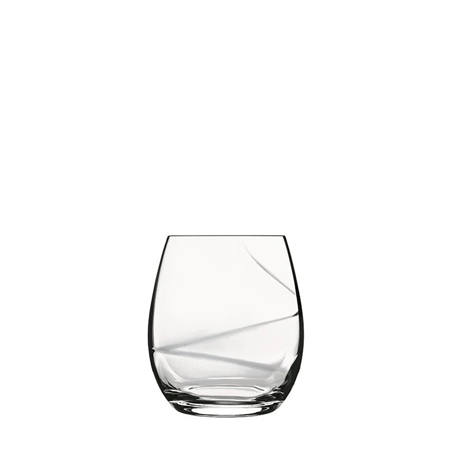 Italian Premium Stemless Wine Glasses |  13.5oz | Aero | Set of 6