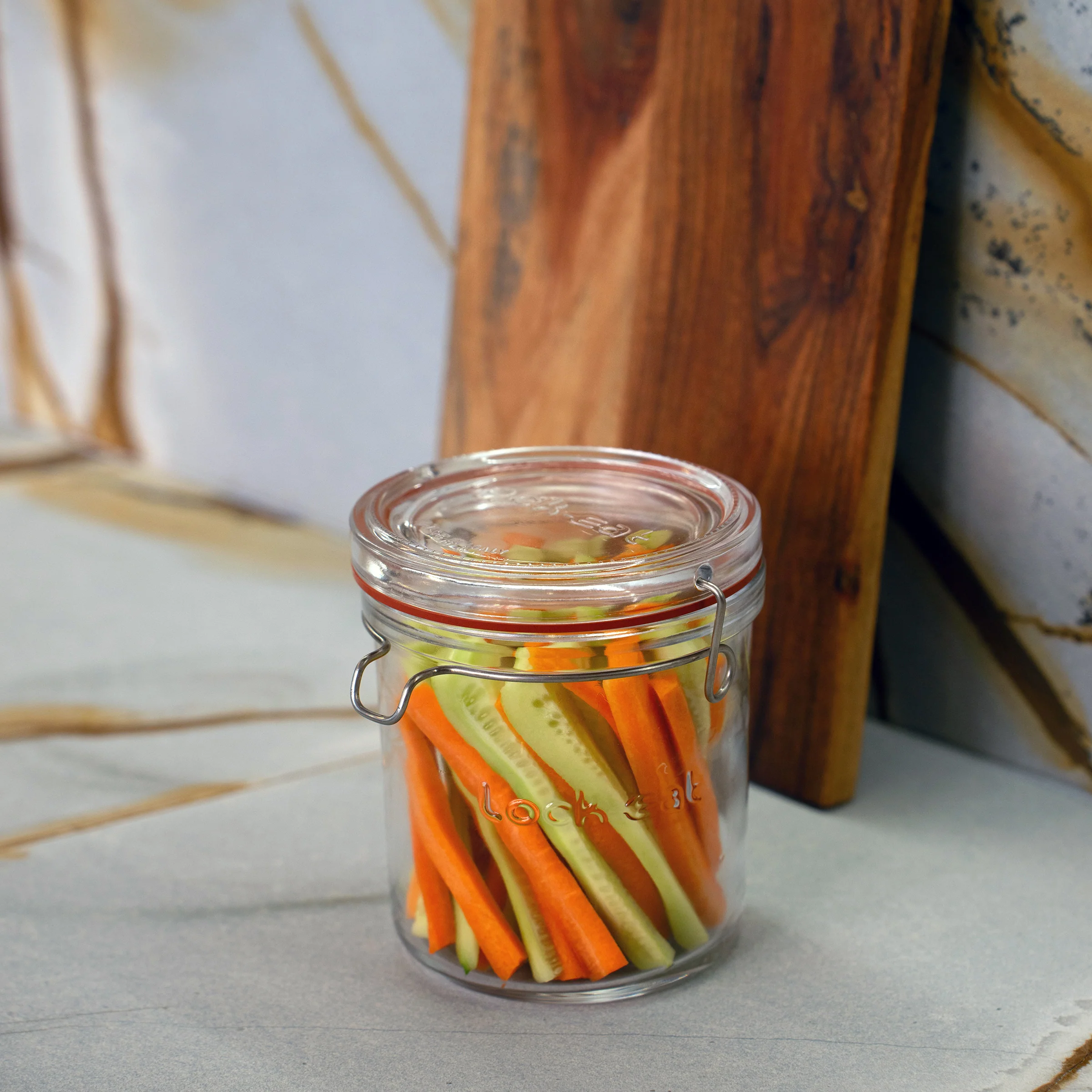 Italian Premium Frigo Canning & Food Jars Set | 3pc | Lock-Eat