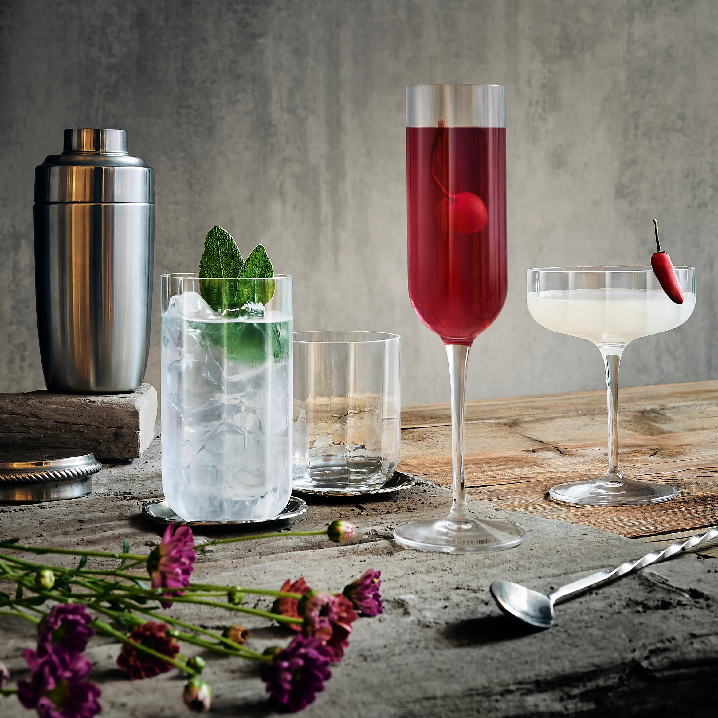 Italian Premium Cocktail Coupe | 10.25oz | Jazz | Set of 4