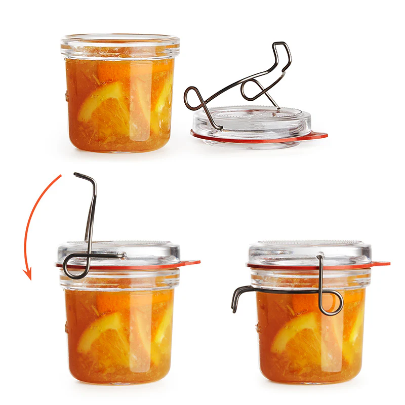 Italian Premium Handy Canning & Food Jar | 50.75oz | Lock-Eat | 1 Piece