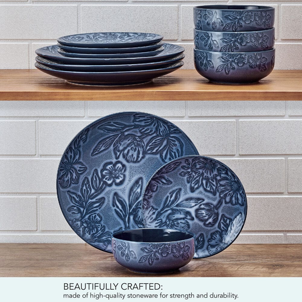 Garden Elegance 12 Piece Dinnerware Set, Service for 4