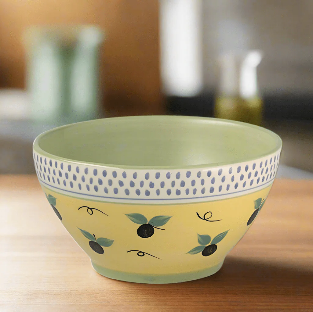 Pistoulet® Deep Soup Cereal Bowl with Blue Band