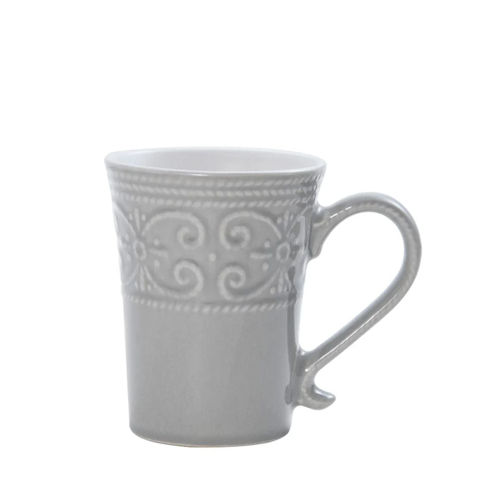 Abby Gray 16 Piece Dinnerware Set, Service for 4