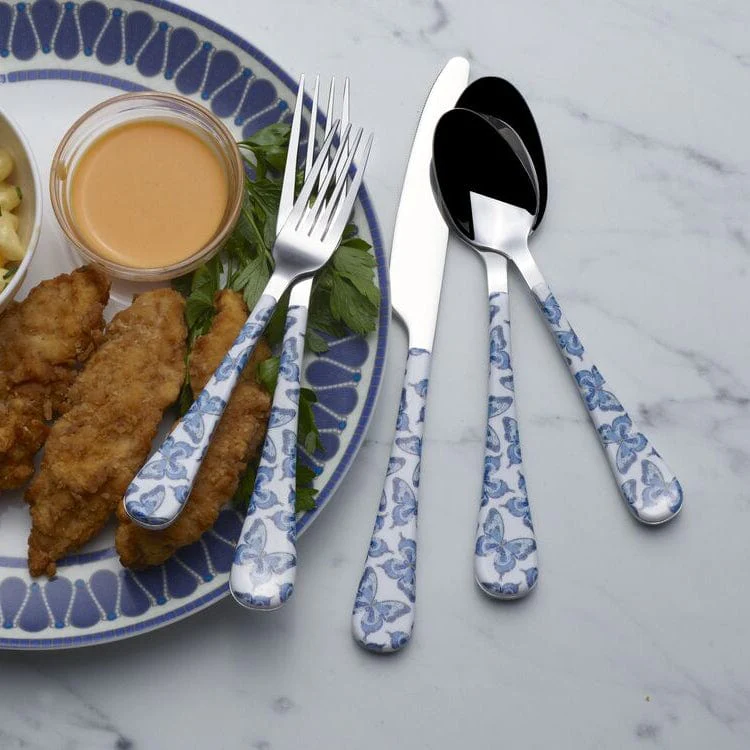 Dolly Parton Mosaic Butterfly 20 Piece Flatware Set, Service for 4