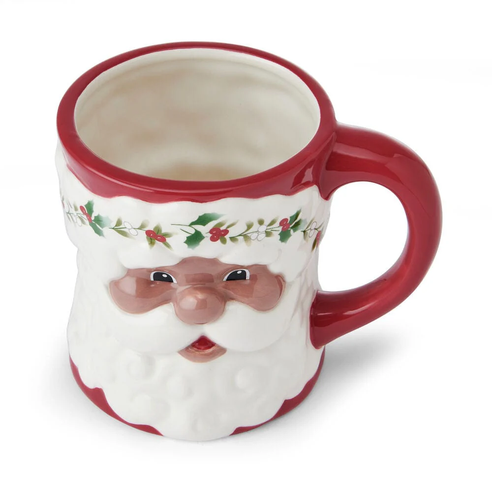 Winterberry® African American Santa Mug