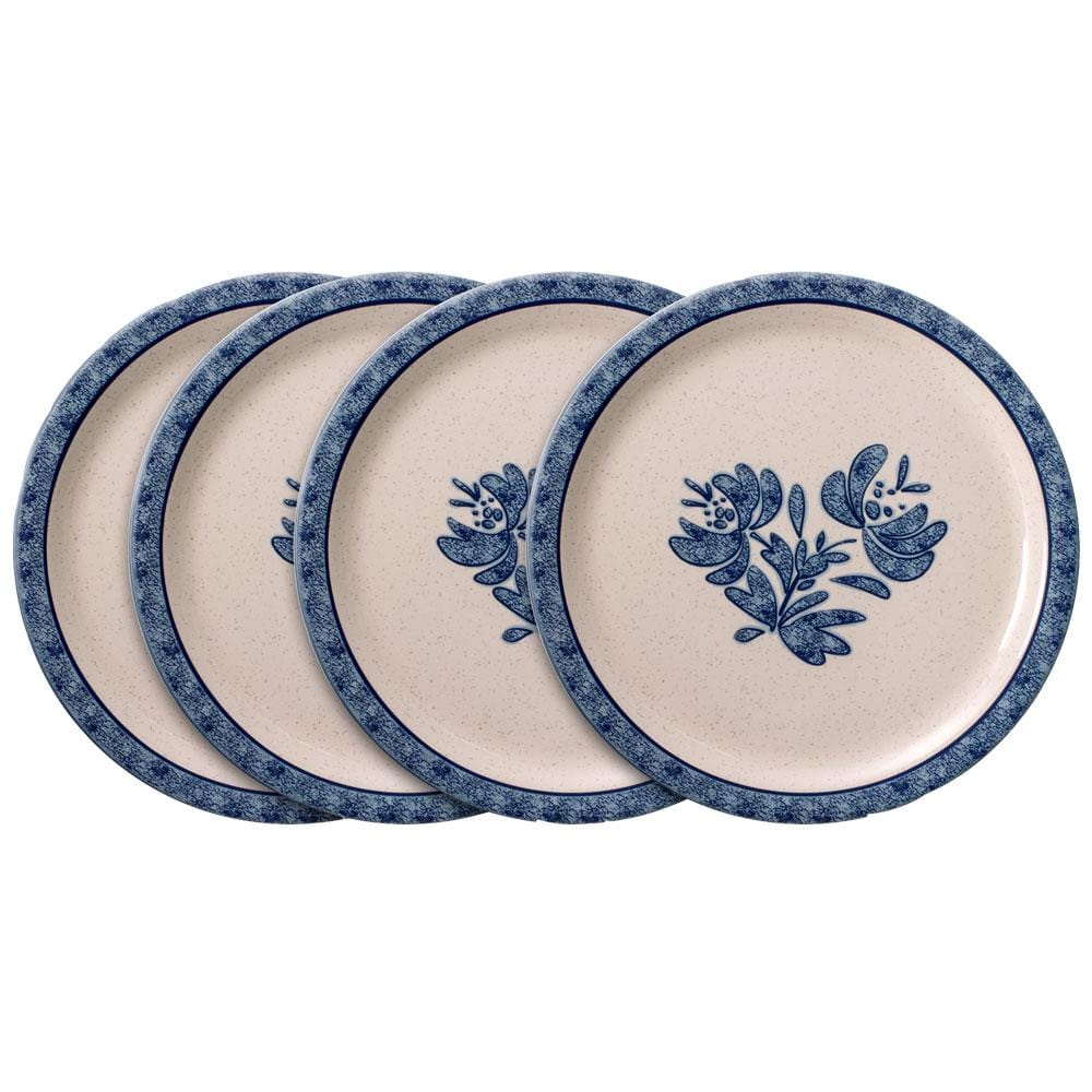 Yorktowne Set of 4 Outdoor Melamine Dinner Plates