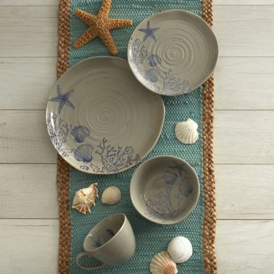 Southport 16 Piece Dinnerware Set, Service for 4