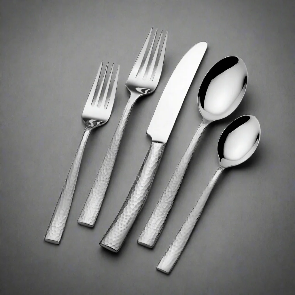 Textured 20 Piece Flatware Set, Service for 4