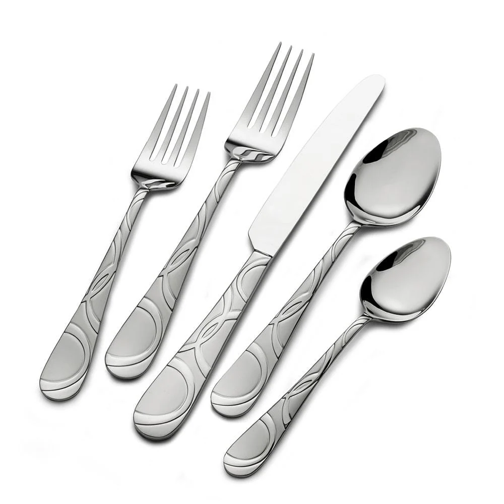 Garland Frost 53 Piece Flatware Set, Service for 8