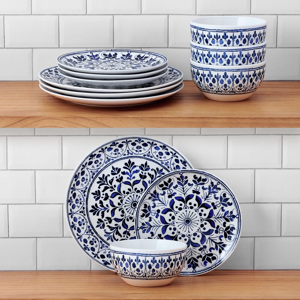 Medallion Radiance 12 Piece Dinnerware Set, Service for 4