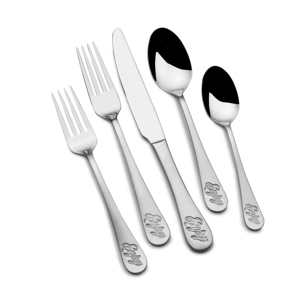 Enjoy 20 Piece Flatware Set, Service for 4
