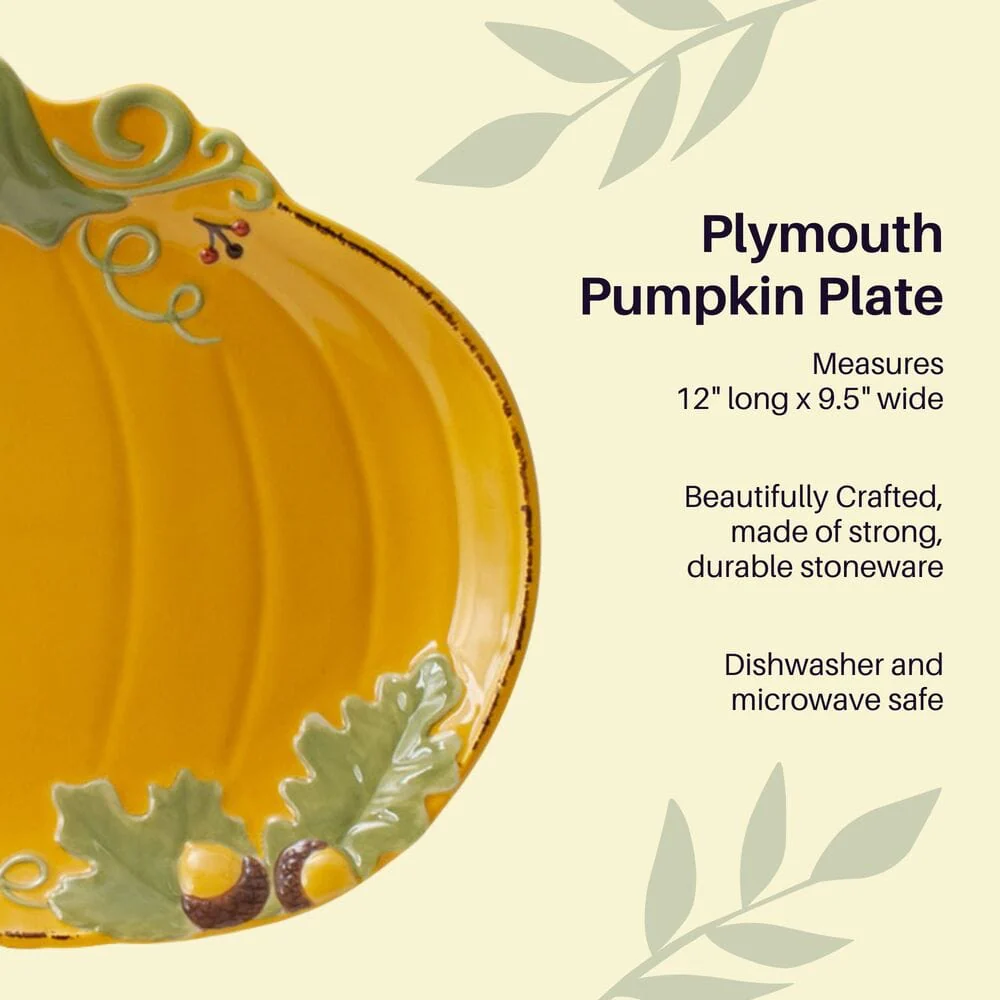 Plymouth Pumpkin Platter