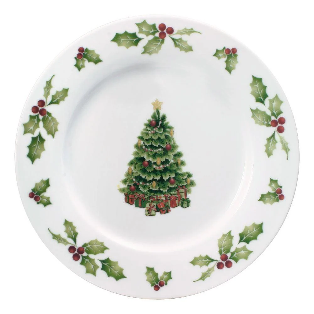 Christmas Day 24 Piece Dinnerware Set, Service for 8