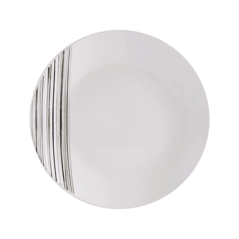 Brushed Lines 16 Piece Dinnerware Set, Service for 4