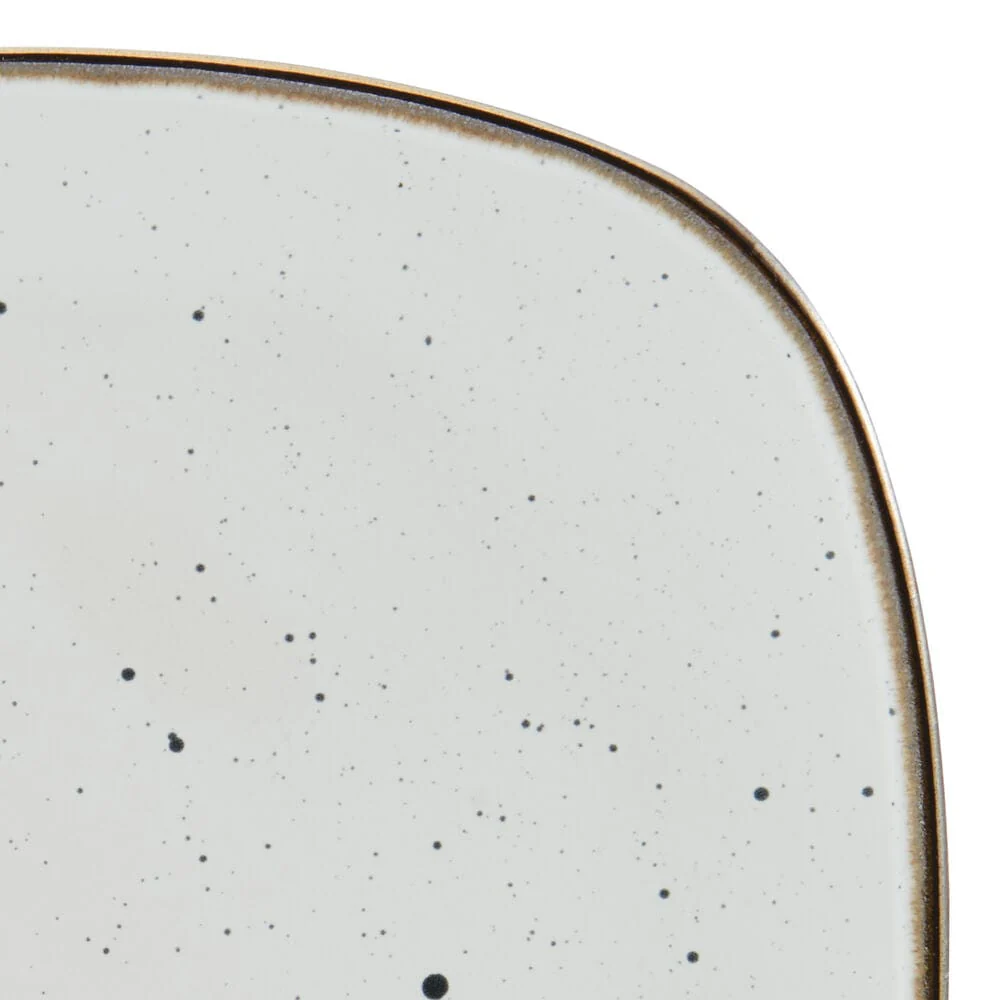 Decker White 16 Piece Dinnerware Set, Service for 4