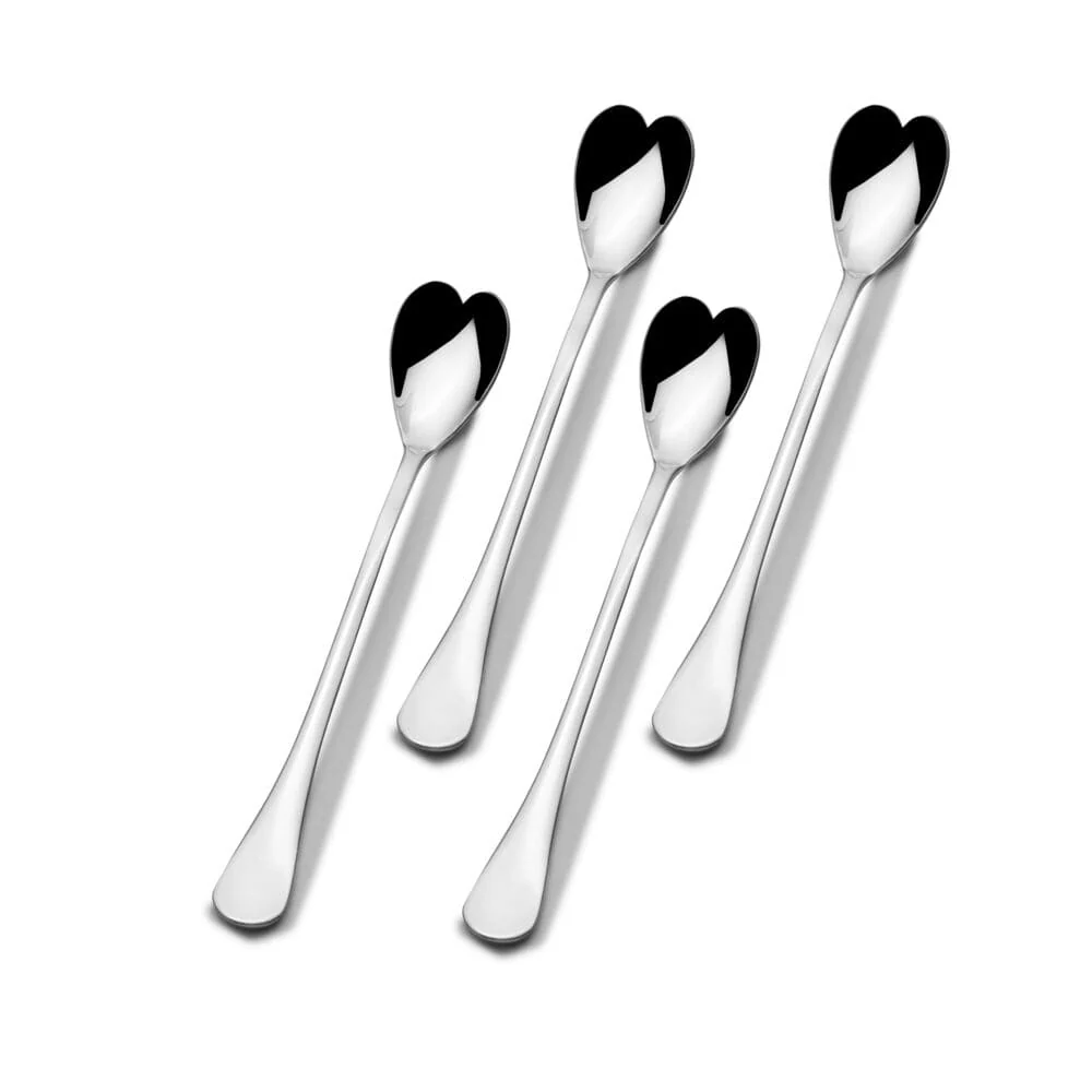 Irresistible Set of 4 Iced Beverage Spoons