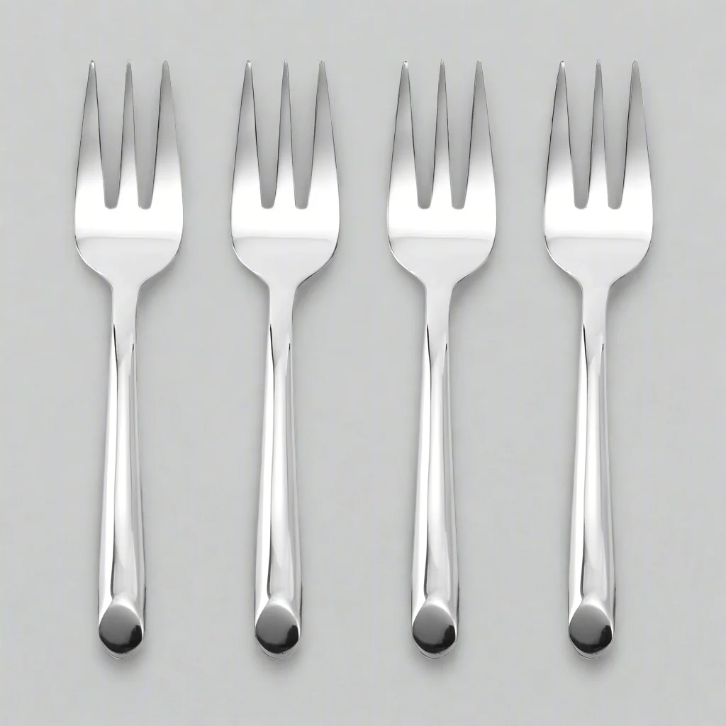 Wave Set of 4 Appetizer Forks