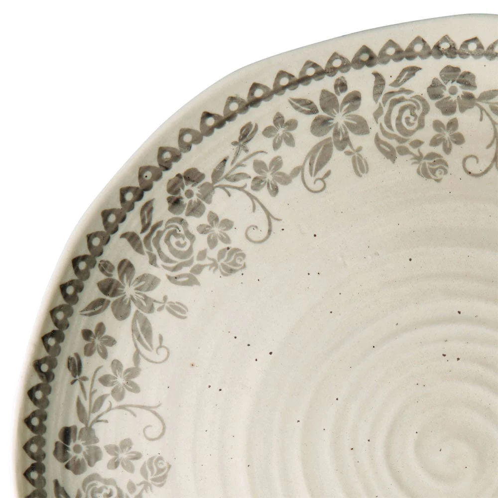 Hayden Grey 12 Piece Dinnerware Set, Service for 4