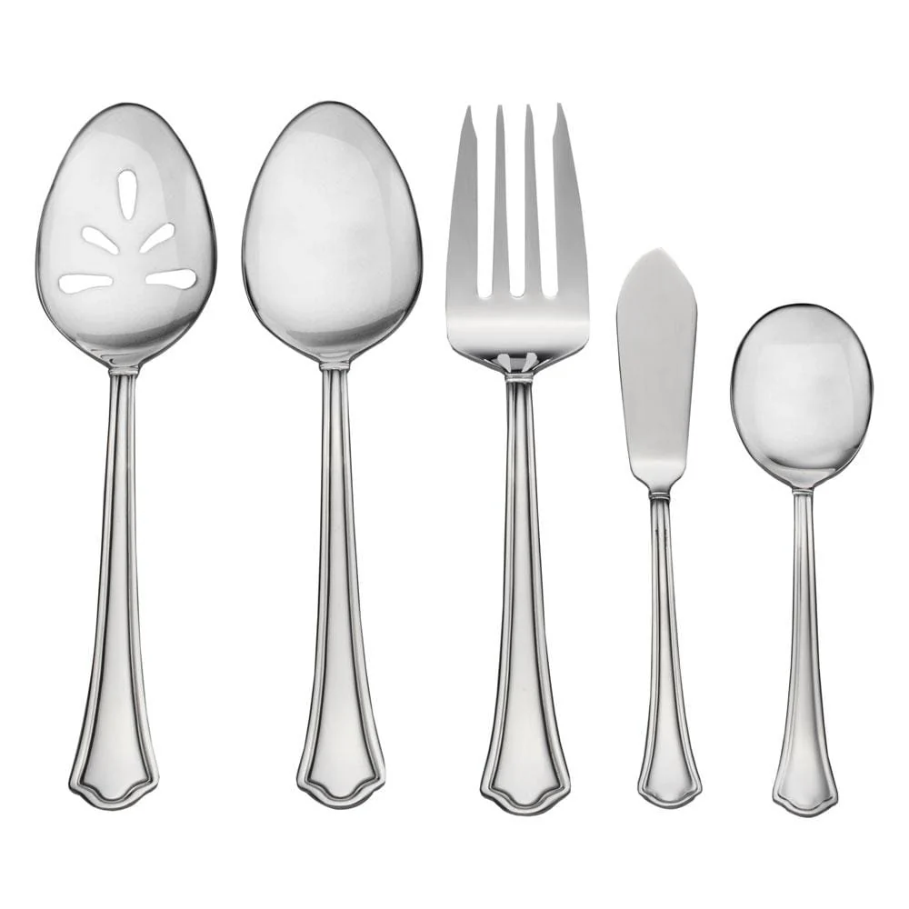 Capri Frost 53 Piece Flatware Set, Service for 8