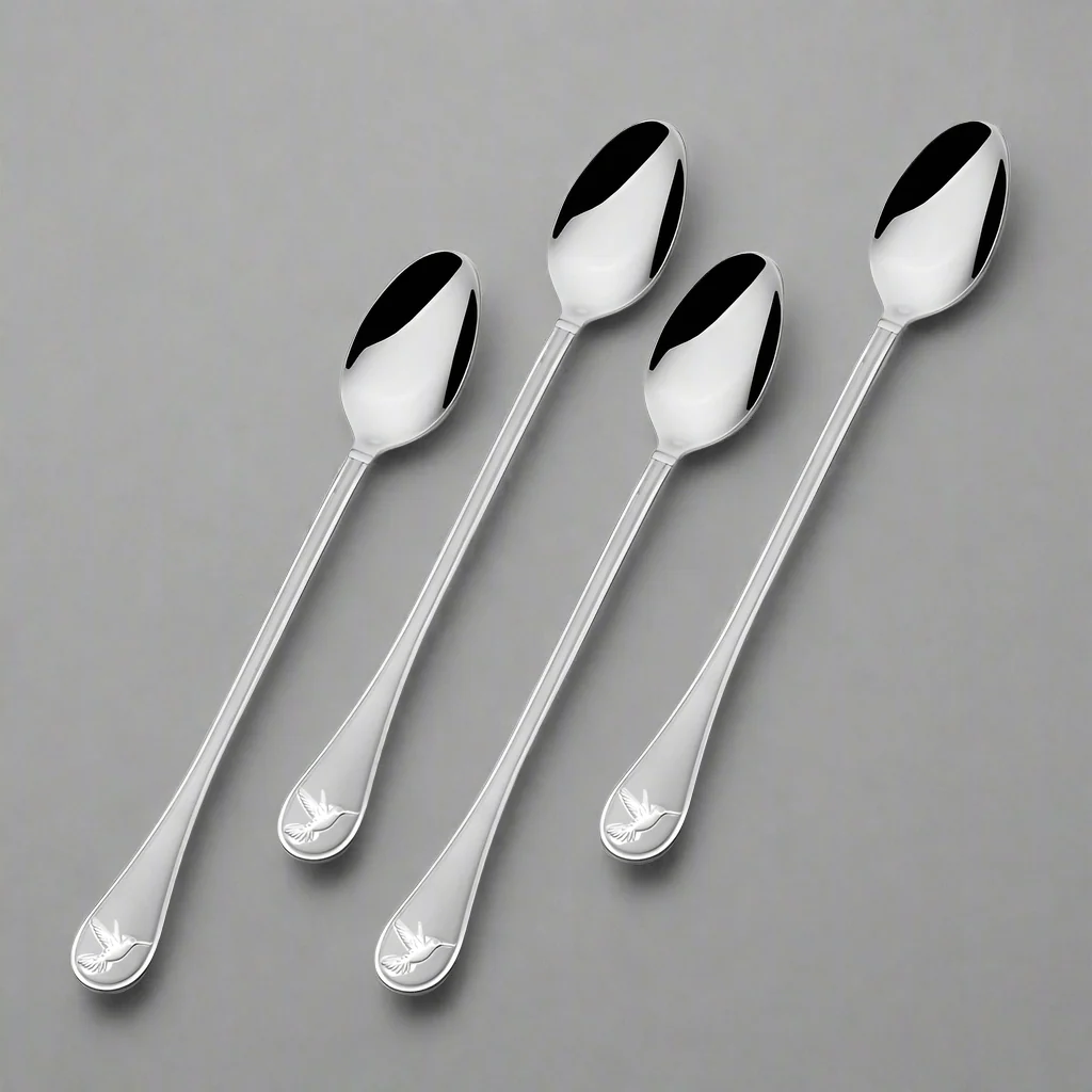 Hummingbird Set of 4 Long Handled Spoons