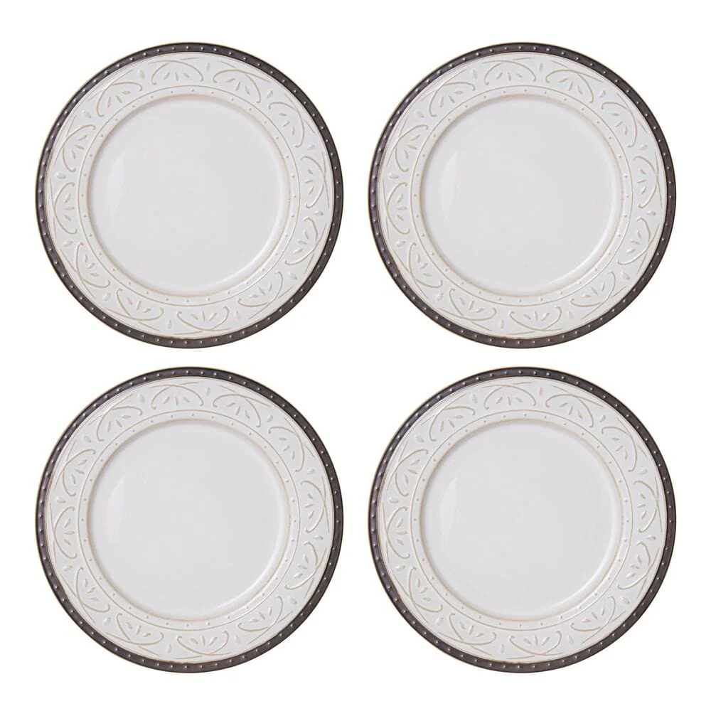 Promenade Scroll 16 Piece Dinnerware Set, Service for 4