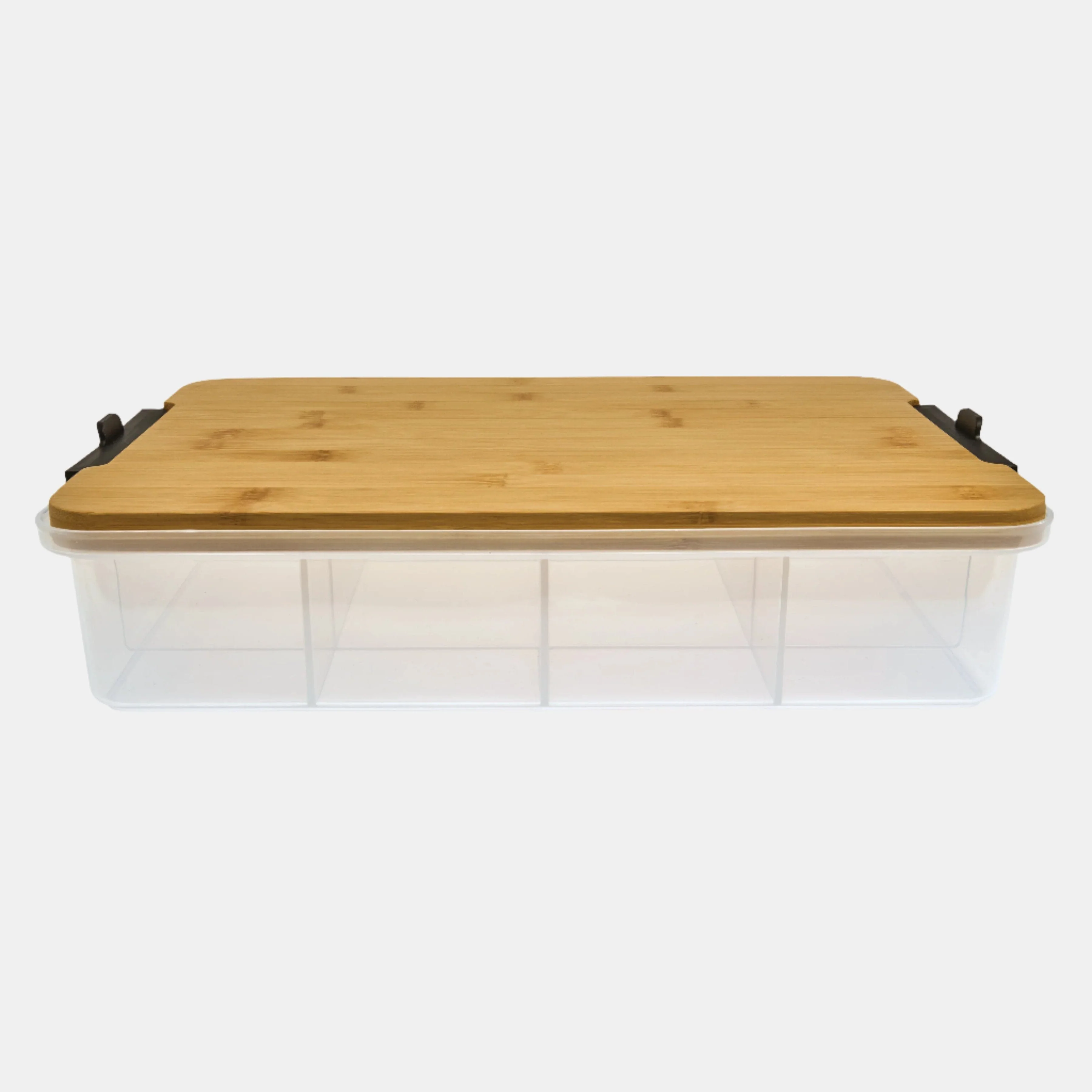Farberware Build-A-Board ™ Snacklebox Locking Cutting Board Lid, Portable Charcuterie Storage with Compartments 11x16