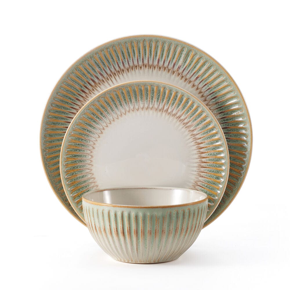 Hensley Green 12 Piece Dinnerware Set, Service for 4