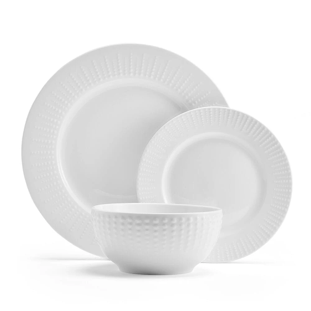 Cassie 12 Piece Dinnerware Set, Serivce for 4