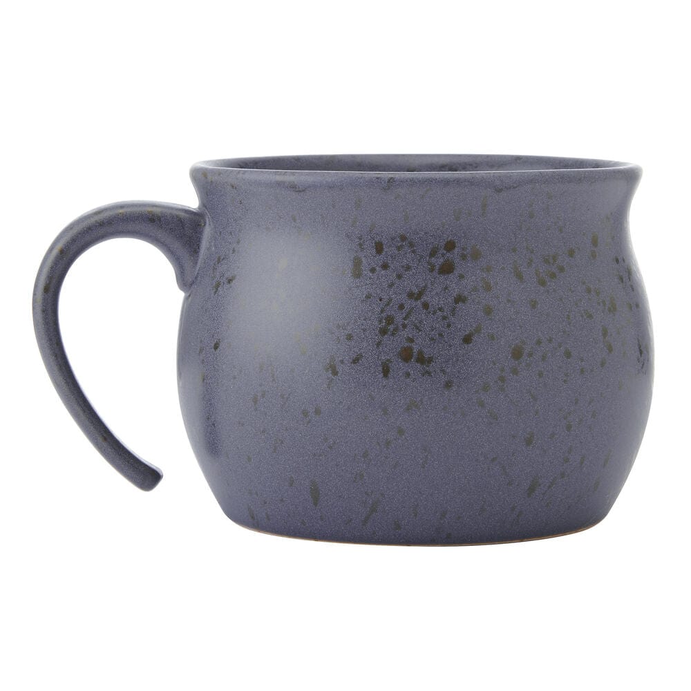 Black Speckled Jumbo Soup Mug