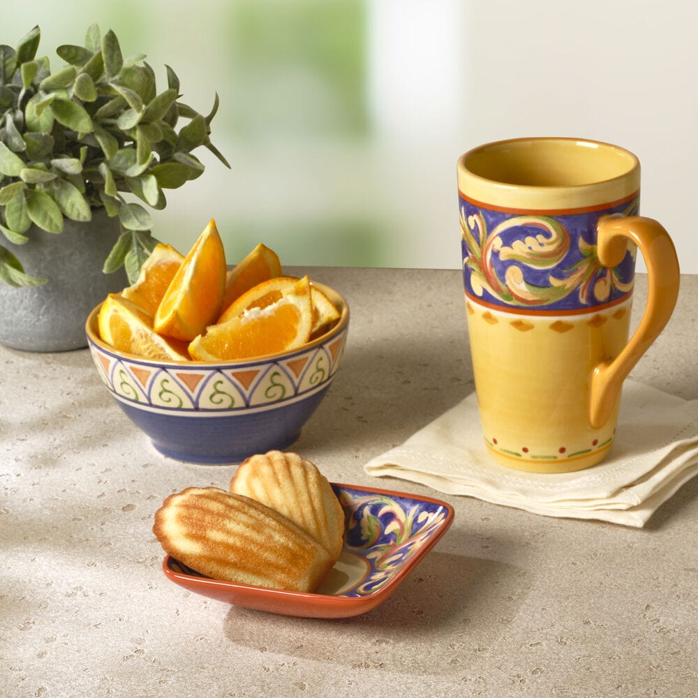 Villa della Luna® Set of 4 Wine Tapas Plates