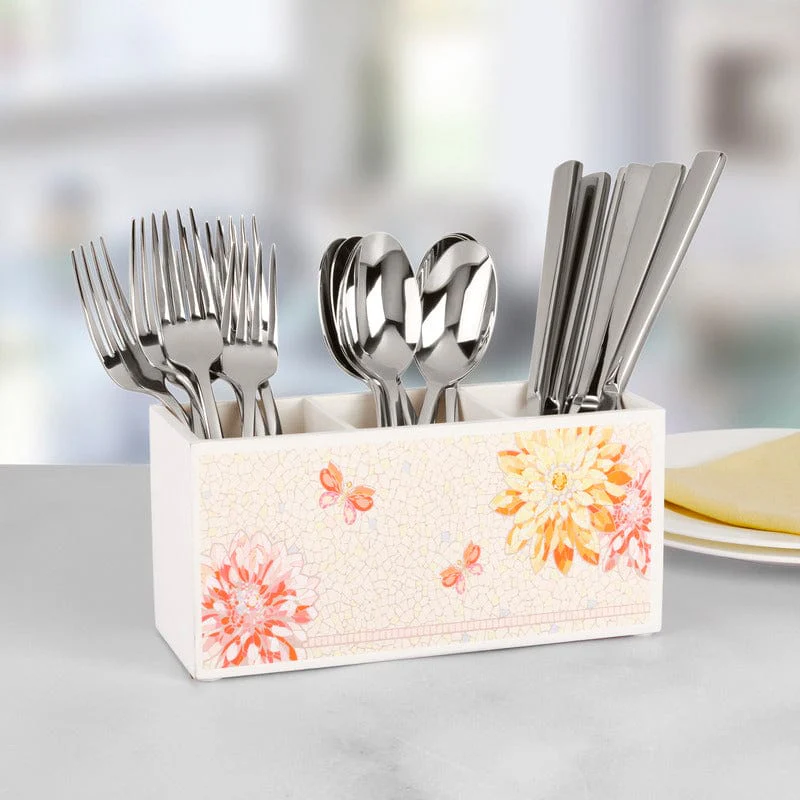 Dolly Parton Mosaic Flower Utensil Flatware Caddy