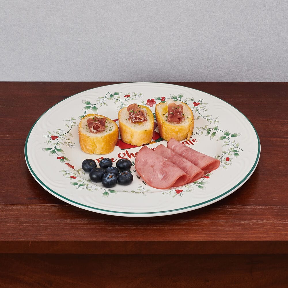 Winterberry® African American Santa Sharing Plate