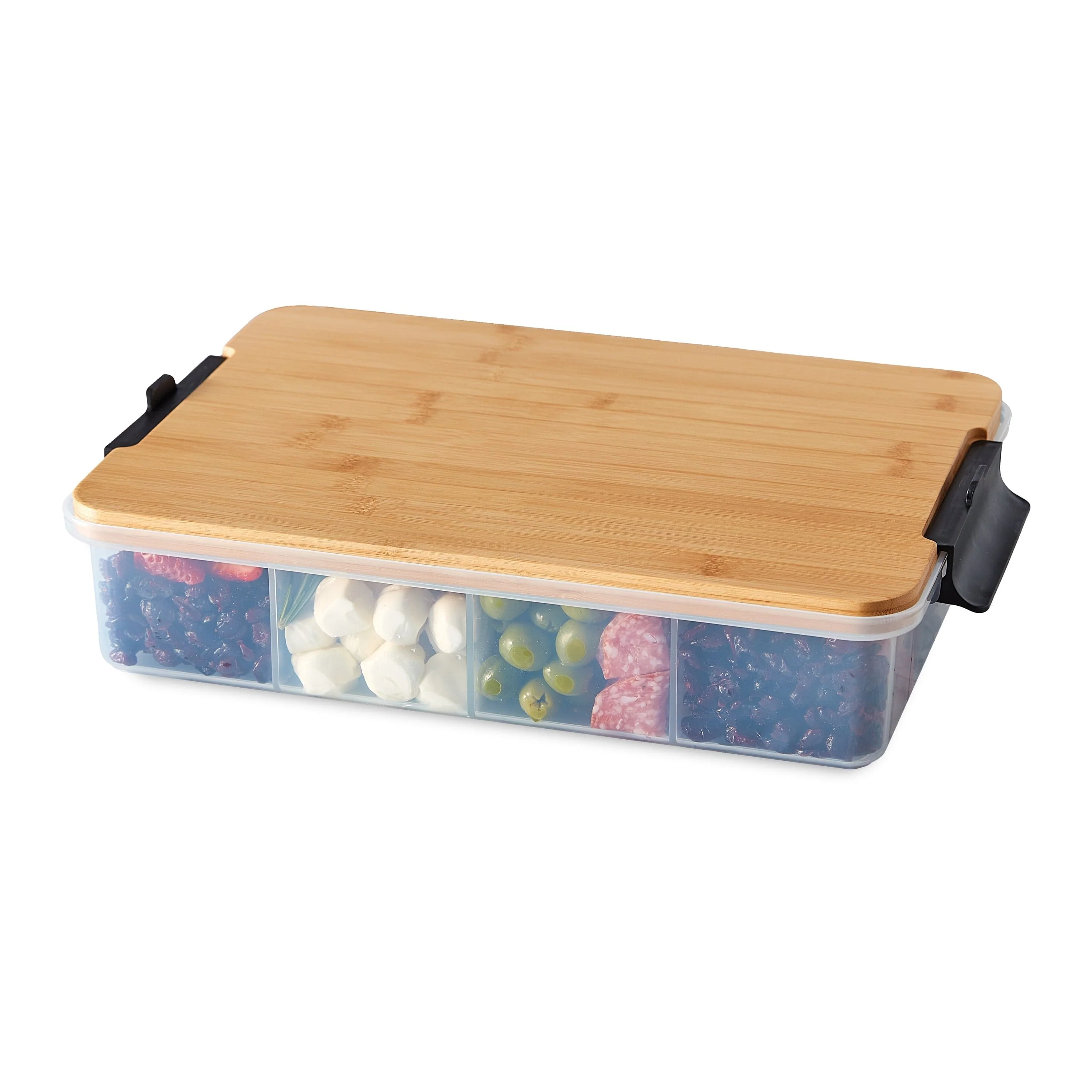 Farberware Build-A-Board ™ Snacklebox with Locking Plastic Cutting Board Lid