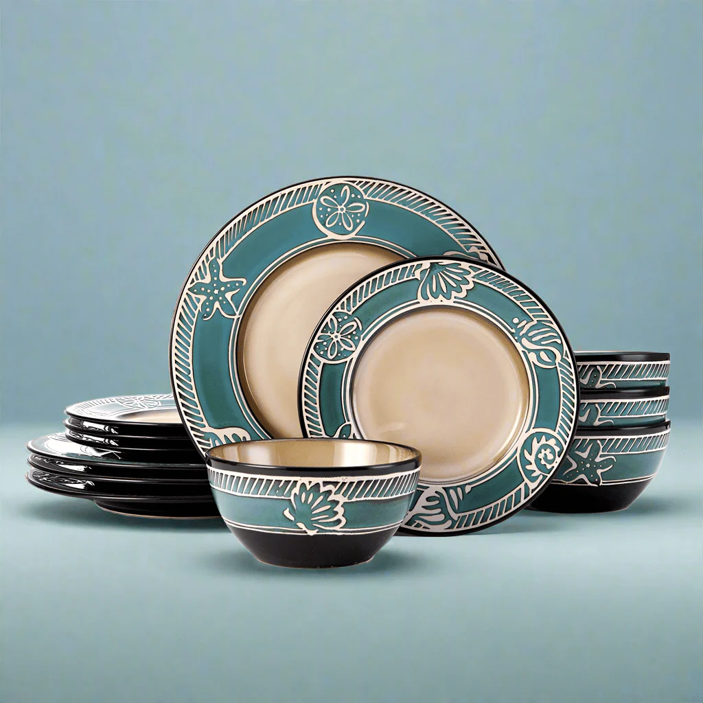 Montego 12 Piece Dinnerware Set, Service for 4