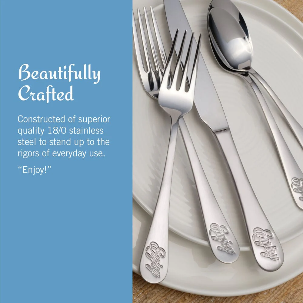 Enjoy 20 Piece Flatware Set, Service for 4